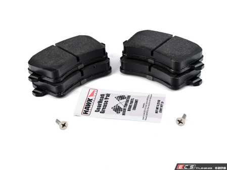 ES#3538291 - 025997ECS0632KT - Performance Rear Brake Service Kit - Featuring ECS V5 Drilled & Slotted rotors and ECS EP24 Enthusiast Performance pads - Assembled By ECS - Audi