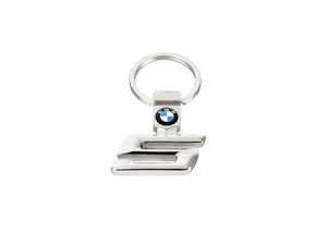 ES#3516018 - 80272454651 - BMW Key Chain - 5 Series  - (NO LONGER AVAILABLE) - Polished stainless key chain featuring the signature 5 Series pendant and BMW roundel - Genuine BMW - 