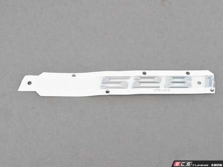 ES#79362 - 51147196377 - E60 Emblem - "528i" for Trunk Lid - Genuine BMW - BMW