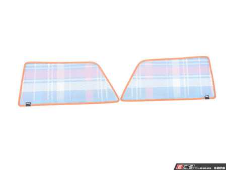 ES#2714942 - 51462353834 - Sun Blind Side Windows Speedwell Blue - Pair - Covers the interior side rear windows - Genuine MINI - MINI