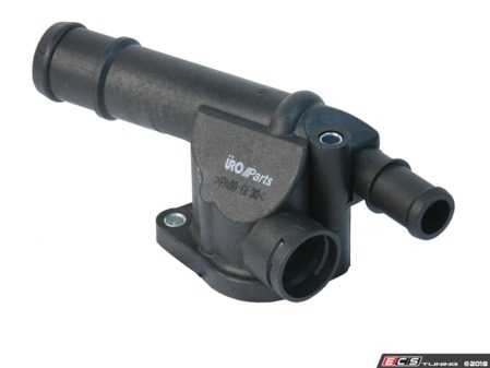 ES#3626002 - 03G121132B - Coolant Flange - Located on the driver side of the cylinder head, this pipe contains the coolant temperature sensor - URO - Volkswagen