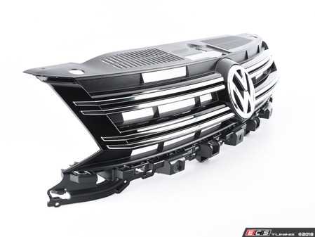 ES#2968747 - 5N0853651J9B9 - Radiator Grille  - Includes VW emblem - Genuine Volkswagen Audi - Volkswagen