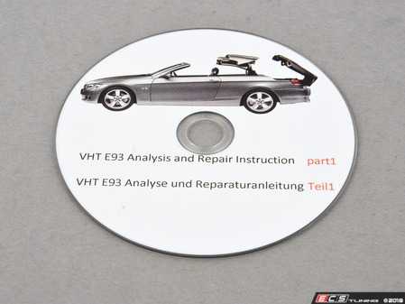 ES#1876893 - 01690038434 - Genuine BMW Convertible Top Repair Guidance DVD - Convertible top repair guidance DVD - Genuine BMW - BMW