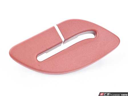 ES#2641676 - 52207266303 - Seat Belt Outlet Cover - Left - Vermillion Red - Genuine BMW - BMW