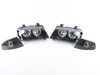 ES#3173548 - 4461105PXNDAM2 - Halogen Projector Headlight Set - Black - (NO LONGER AVAILABLE) - Complete set that includes the turn signal housings - Depo - 