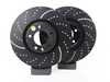 ES#2620492 - GD1695 - Front GD Sport Rotors - Pair  (368x69mm) - Upgrade to a slotted/dimpled rotor for improved braking - EBC - Volkswagen Porsche