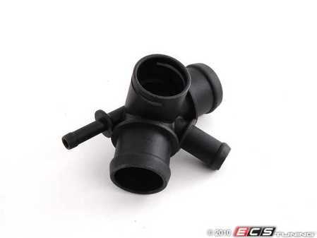 ES#2090999 - 1J0121087A - Water Distribution Pipe - Plastic 3-way oulet at lower radiator hose - MTC - Audi Volkswagen