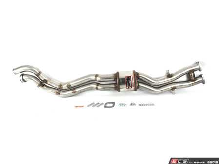 ES#3603755 - 044003 - Center Exhaust Twin Pipe - Resonated (63.5mm) - Increase the power potential of your BMW with these performance exhaust pipes from Supersprint! - Supersprint - BMW
