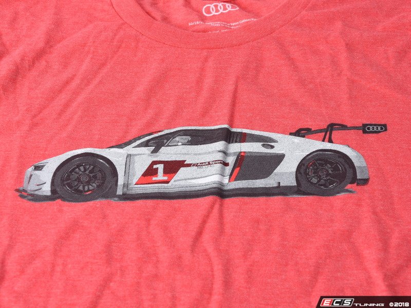 Genuine Volkswagen Audi - ACM3026REDLG - Audi R8 LMS GT3 T-Shirt - Red ...
