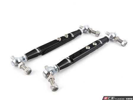 ES#3618094 - MS100182 - Roll-Control Front Sway Bar End Links - Spherical Bearings  - Improves handling and response through the use of replaceable spherical bearings (Race Use) - Offering a great range of adjustability in both connection geometry and height! - APR - Audi Volkswagen