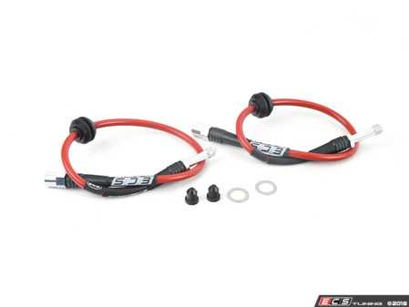 ES#3612414 - 027555ECS03 -   Front Stainless Steel Brake Lines - (NO LONGER AVAILABLE) - High quality reinforced lines for great looks and a more consistent pedal feel - ECS - 