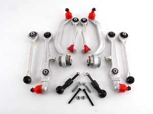 ES#257308 - 4D04989981 - Upgraded Control Arm & Heavy Duty Tie Rod End Kit W/ Hardware - Includes all 8 front control arms, & new & improved Heavy Duty tie rod ends & all hardware needed - Febi - Audi