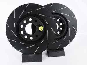 ES#522664 - USR1150 - Front Slotted Brake Rotors - Pair (321x30) - Reduce the fading, improve your braking - EBC - Audi