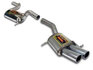 ES#3638954 - 889036KT - 2.5" Cat-Back Exhaust System - Resonated  - Complete stainless steel system with dual 90mm round tips - Supersprint - Volkswagen