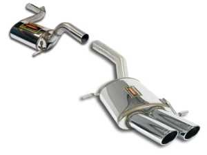 ES#3638955 - 889027KT - 2.5" Cat-Back Exhaust System - Resonated  - Complete stainless steel system with dual 90x70mm oval tips - Supersprint - Volkswagen
