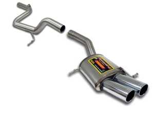 ES#3638957 - 889036KT1 - 2.5" Cat-Back Exhaust System - Non-Resonated  - Complete stainless steel system with dual 90mm round tips - Supersprint - Volkswagen
