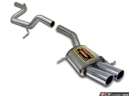 ES#3638957 - 889036KT1 - 2.5" Cat-Back Exhaust System - Non-Resonated  - Complete stainless steel system with dual 90mm round tips - Supersprint - Volkswagen