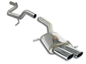 ES#3638956 - 889027KT1 - 2.5" Cat-Back Exhaust System - Non-Resonated  - Complete stainless steel system with dual 90x70mm oval tips - Supersprint - Volkswagen