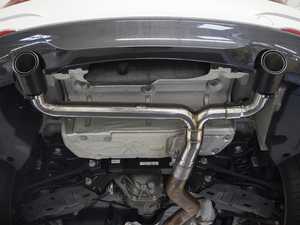 ES#3639214 - FSBMWM235MBEAB - M235 Muffler Bypass Axleback Exhaust System With Tips  - Change your M235i from mildly aggressive to wildly visceral with a muffler delete from Fabspeed! - Fabspeed - BMW