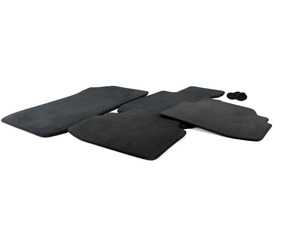 ES#2498458 - 51477316595 - E92 Velour Floor Mat Set - Anthracite - Set of 4 black floor mats - Genuine BMW - BMW