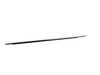 ES#3196694 - 80A853283D3Q7 - Front Window Slot Seal With Trim Strip - Left - Aluminum  - Located on the bottom of the door's window line - Front door, left side - Genuine Volkswagen Audi - Audi