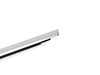 ES#3196694 - 80A853283D3Q7 - Front Window Slot Seal With Trim Strip - Left - Aluminum  - Located on the bottom of the door's window line - Front door, left side - Genuine Volkswagen Audi - Audi