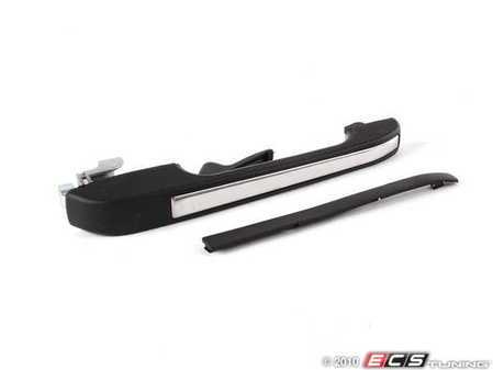 ES#2090971 - 193839205 - Rear Door Handle - Left - Comes with both satin black and chrome trim inlays - MTC - Volkswagen