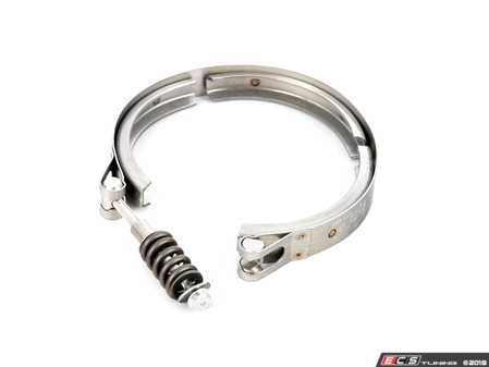 ES#3233503 - 8V0253460 - V-Band Clamp - Priced Each  - V-band Clamp that connects the turbo to the cat - Genuine Volkswagen Audi - Audi
