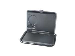 ES#3486868 - 51952449252 - Travel & Comfort Folding Table - Black - Combined with the base support to give additional storage and organization to your rear passengers - Genuine BMW - MINI