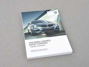 ES#3213321 - 01402925868 - Owner's Manual F34 - Genuine BMW - BMW