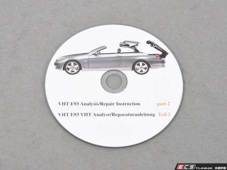 ES#2079633 - 01690038662 - DVD E93 VHT ANALYSE/ - Genuine BMW - 