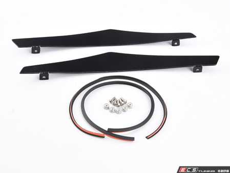 ES#3490689 - C-E90-E93-V1 - E90/92/93 M3 Canards V1 - Add race styling to your front bumper! - Aeroflow Dynamics - BMW