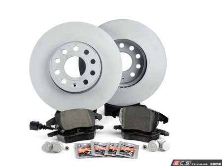ES#2966554 - 5C0615301AKT5 - Front Brake Service Kit (288x25) - Everything you need to service your brakes in an afternoon - Assembled By ECS - Volkswagen