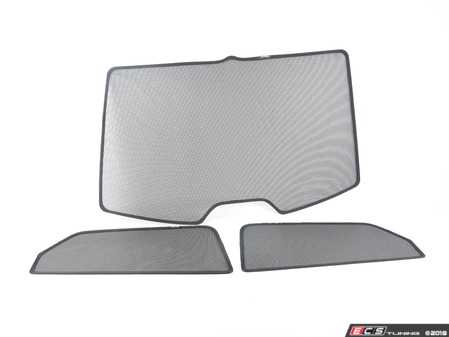 ES#3533763 - 17A064365 - Magnetic Pop-In Sun Shade Kit - Keep it cool in the back with these rear window mounted sunshades - Genuine Volkswagen Audi - Volkswagen
