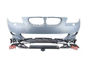 ES#3191416 - ecsE60MTFTPDC - M-Tech Replica Bumper Conversion - Front - (NO LONGER AVAILABLE) - M-Tech styling at an affordable price. Features 30mm PDC sensor holes. - ECS - 