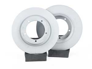 ES#2588156 - 90135140110KT2 - Coated Front Brake Rotors - Pair 10.8" (274.5mm) - Front axle fitment - Both left and right - Zimmermann - Porsche