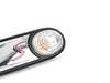 ES#2139015 - 63137268881 - Side Turn Signal & Grille "S" - White - Left Post LCI  - Chrome insert with red S on side and surround, has clear lens - Genuine MINI - MINI