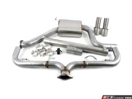 ES#3537145 - SSXVW464 - 3" Cat-Back Exhaust System - Non-Resonated - Featuring titanium GT-100 tips - Milltek Sport - Volkswagen