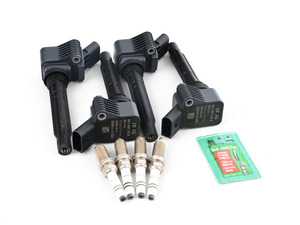 ES#2918766 - 06J905110FKT1 - Ignition Service Kit - Includes four Genuine coil packs and Bosch revision spark plugs - Genuine Volkswagen Audi - Audi
