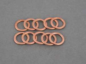 ES#3191599 - 11137546275KT - Oil Drain Plug Washer - Pack Of 10 - Seals the oil plug to the pan, for multiple oil changes - Genuine MINI - MINI