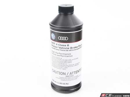 ES#3628353 - B0007501MDSP - Brake Fluid - 500mL - DOT4 compliant - Genuine Volkswagen Audi - Audi Volkswagen