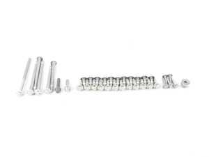ES#2993790 - 11117853941 - Aluminum Oil Pan Bolt Set - Complete set of 37 replacement oil pan bolts - includes a new drain plug! - Genuine BMW - BMW