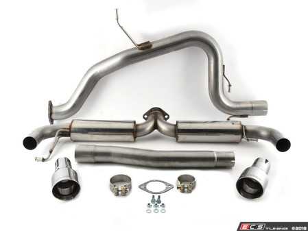 ES#2828195 - SSXVW182 - 3" Cat-Back Exhaust System - Non-Resonated - Get that Exhaust tone you've been looking for! - Milltek Sport - Volkswagen