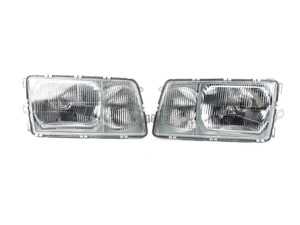 ES#3639764 - HLMBZW126ELHDSET - W126 S-Class Euro Style Headlights - Set - Featuring Chrome Housings Headlights for your W126! - Depo - Mercedes Benz
