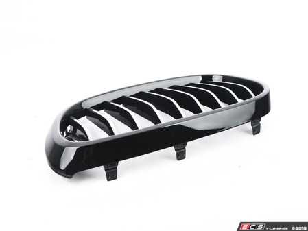 ES#2970984 - 51712289685 - Gloss Black ///M Performance Kidney Grille - Left - Add aggressive high-performance looks to your BMW - Genuine BMW M Performance - BMW