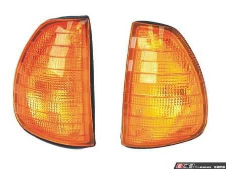 ES#3646596 -  0008208821KT - W123 Amber Turn Signal Housings - Replace those worn indicators with these new quality replacements from URO - URO - Mercedes Benz