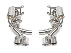 ES#3627200 - FSPOR997SCUPC - Supercup Exhaust System - Carbon Fiber Quad Tips - Loud and Aggressive recommended for track use only - Fabspeed - Porsche
