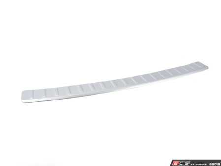 ES#3571857 - 5G0061195CA7W - Bumperdillo Rear Bumper Protection Plate - Silver - Plastic protective strip for the top of your rear bumper cover - Genuine Volkswagen Audi - Volkswagen