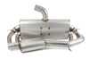 ES#3537742 - SSXVW422 - 3" Cat-Back Exhaust System - Resonated - Get that Exhaust tone you've been looking for! Features 3" construction with quad Black Velvet oval tips. - Milltek Sport - Volkswagen