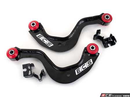 ES#3545408 - 017697ECS02KT -  Rear Upper Control Arms With ECS Polyurethane Bushings - Pair - Pre-installed ECS Poly Bushings help reduce suspension deflection and improve durability while easing install - ECS - Audi Volkswagen